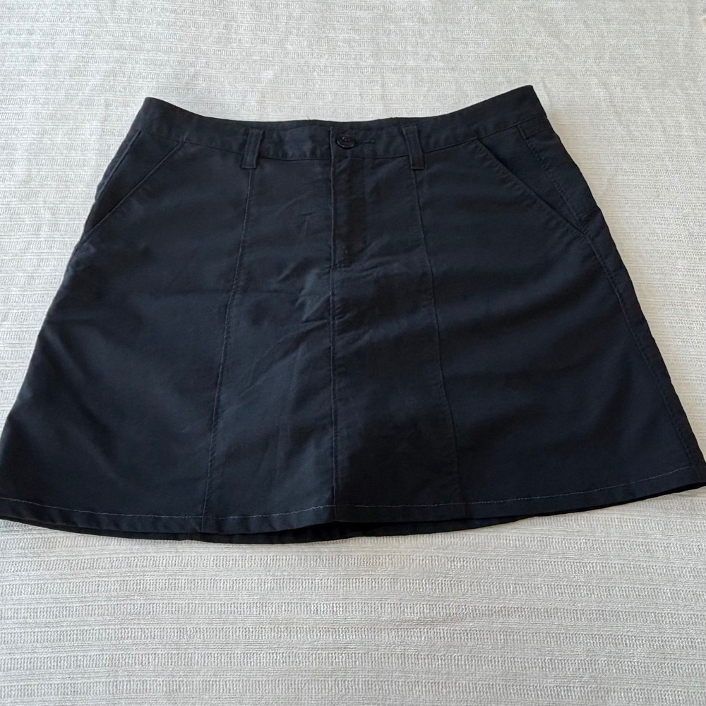 Patagonia Happy Hike Skort Black Womens 6 Hiking Outdoor Skirt 58526